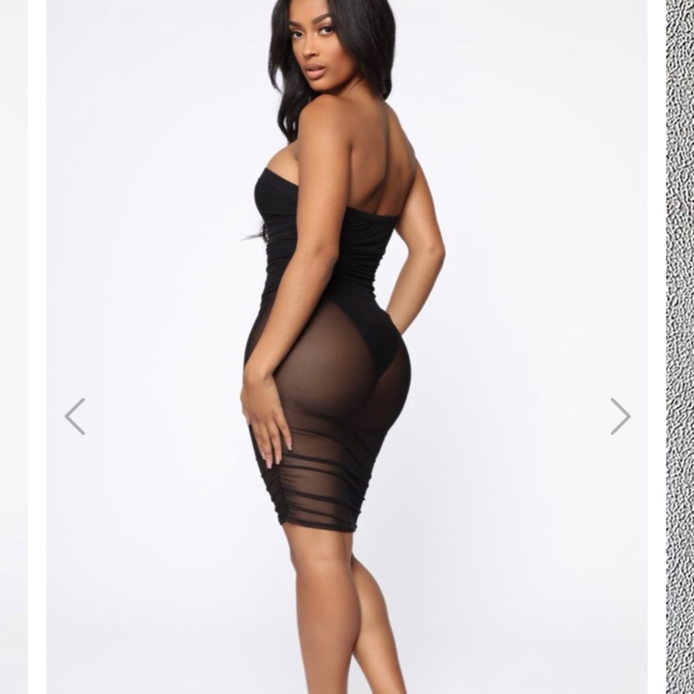 Meet Me In The Club Ruched Mini Dress - Black